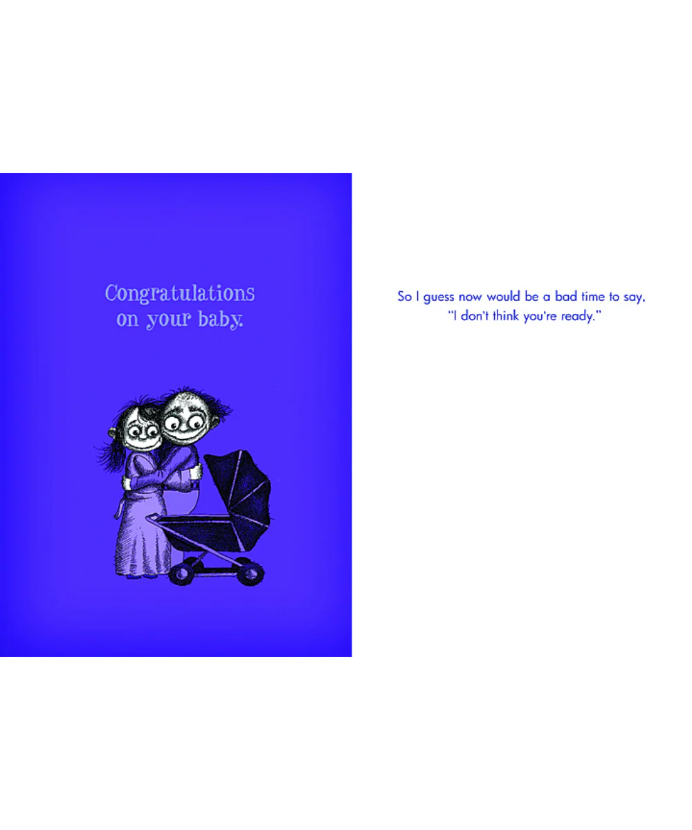 Baldguy Greeting Cards - Congratulations On Your New Baby