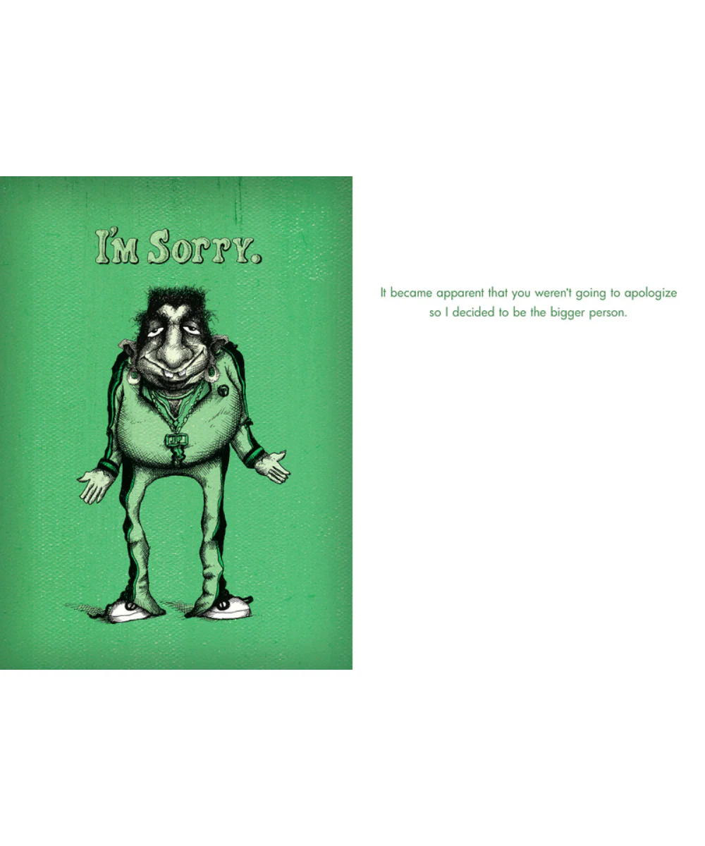 Baldguy Greeting Cards - I'm Sorry