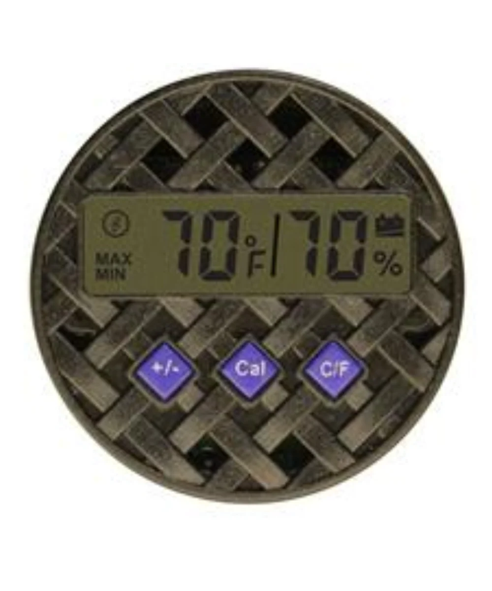 Brigham Round Digital Hygrometer