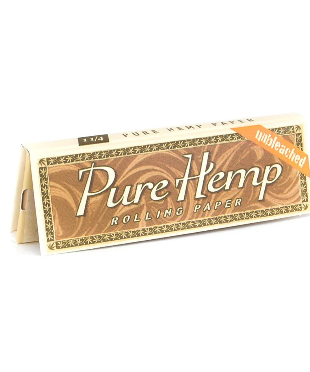 Pure Hemp Unbleached 1 1/4 Rolling Papers
