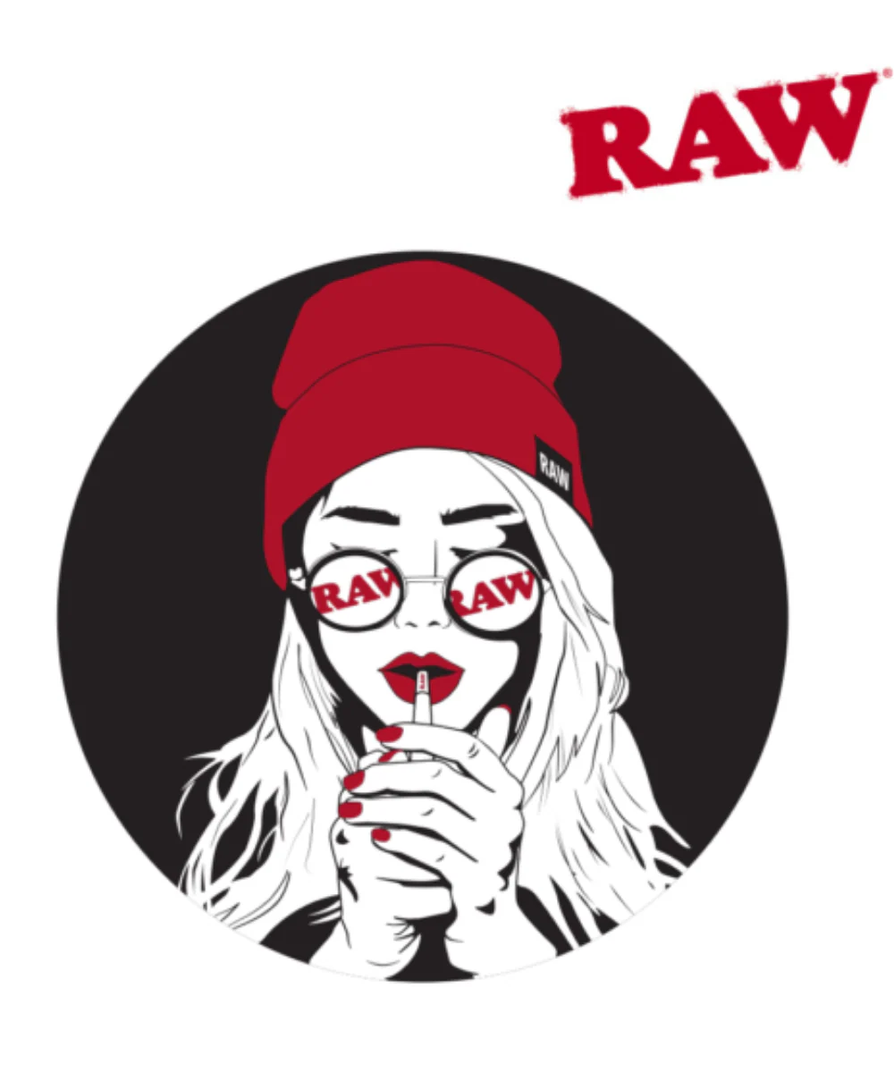 Raw Girl Sticker