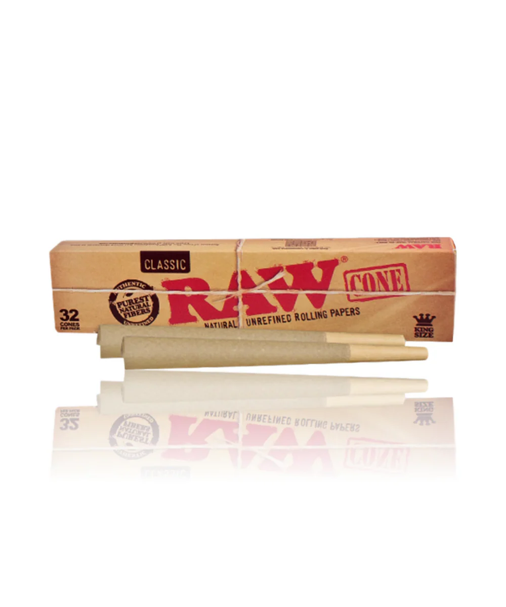 Raw King Size Pre-Rolled Cones 32pk - Image 2