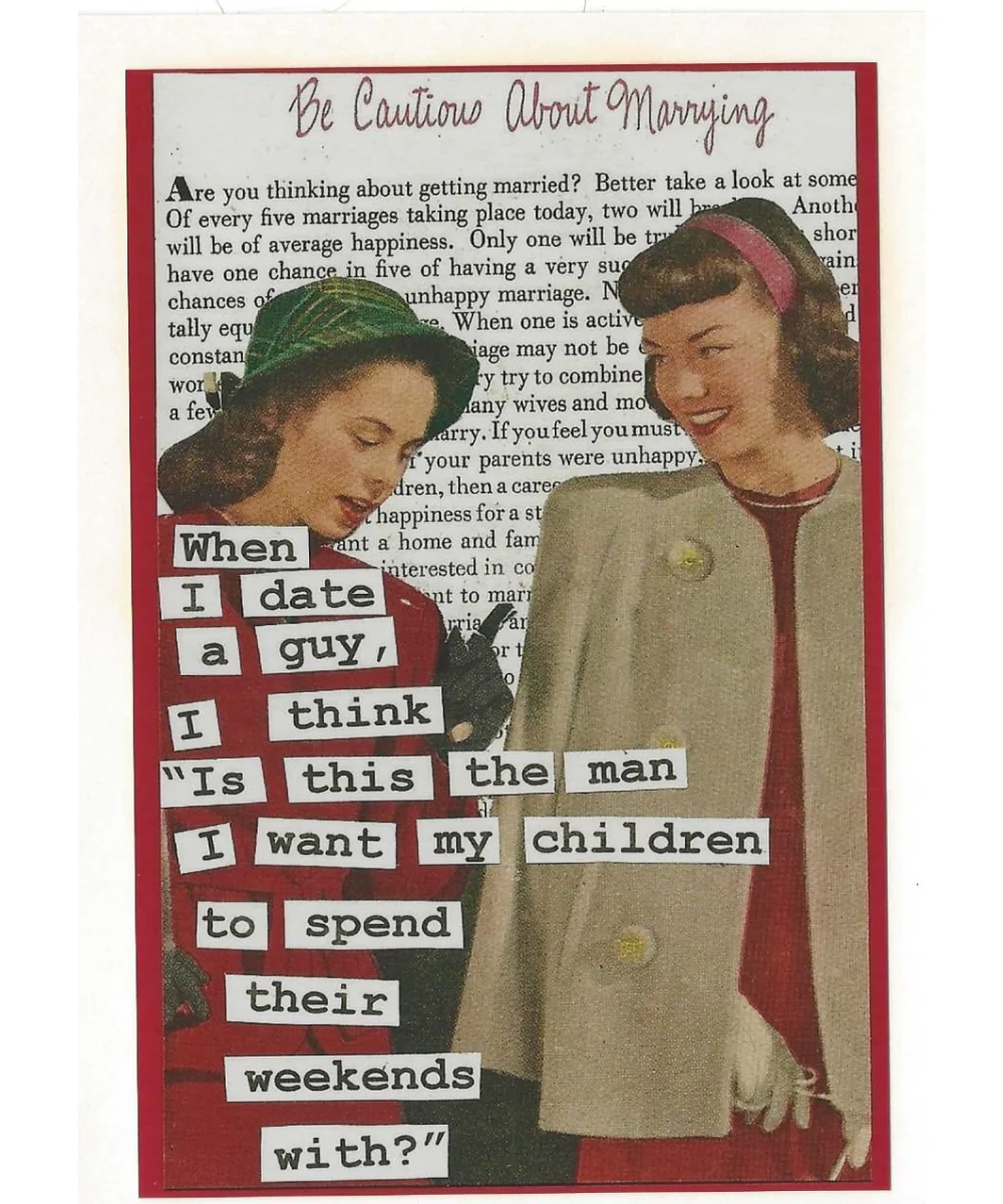 When I Date A Guy Greeting Card